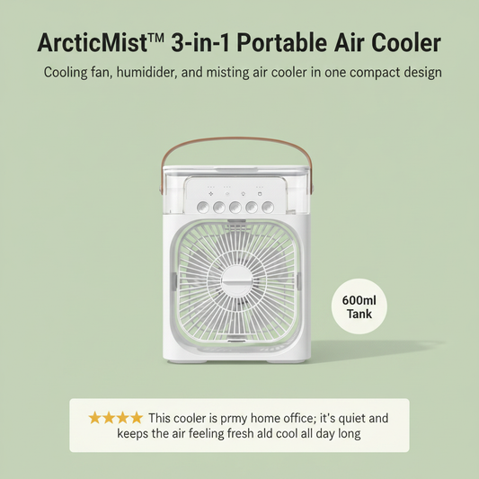 ArcticMist™ 3-in-1 Portable Air Cooler