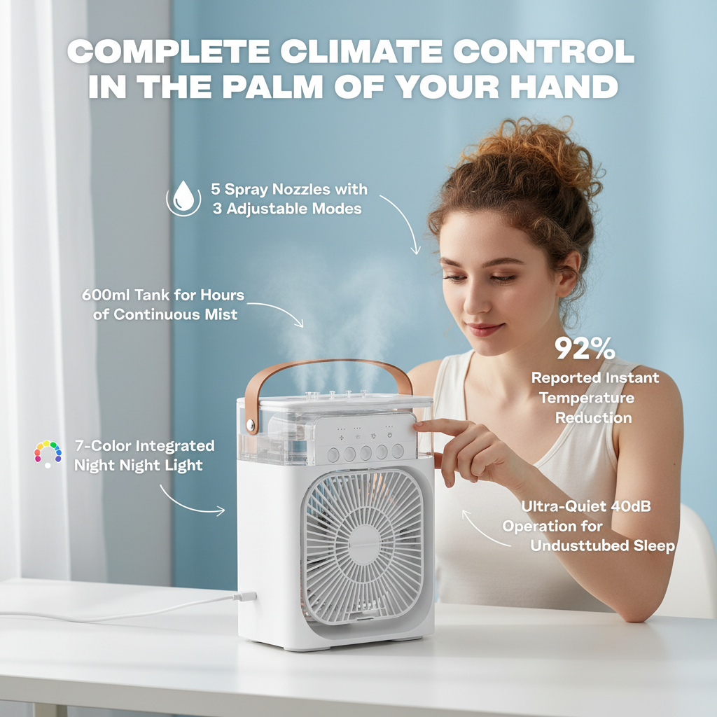 ArcticMist™ 3-in-1 Portable Air Cooler